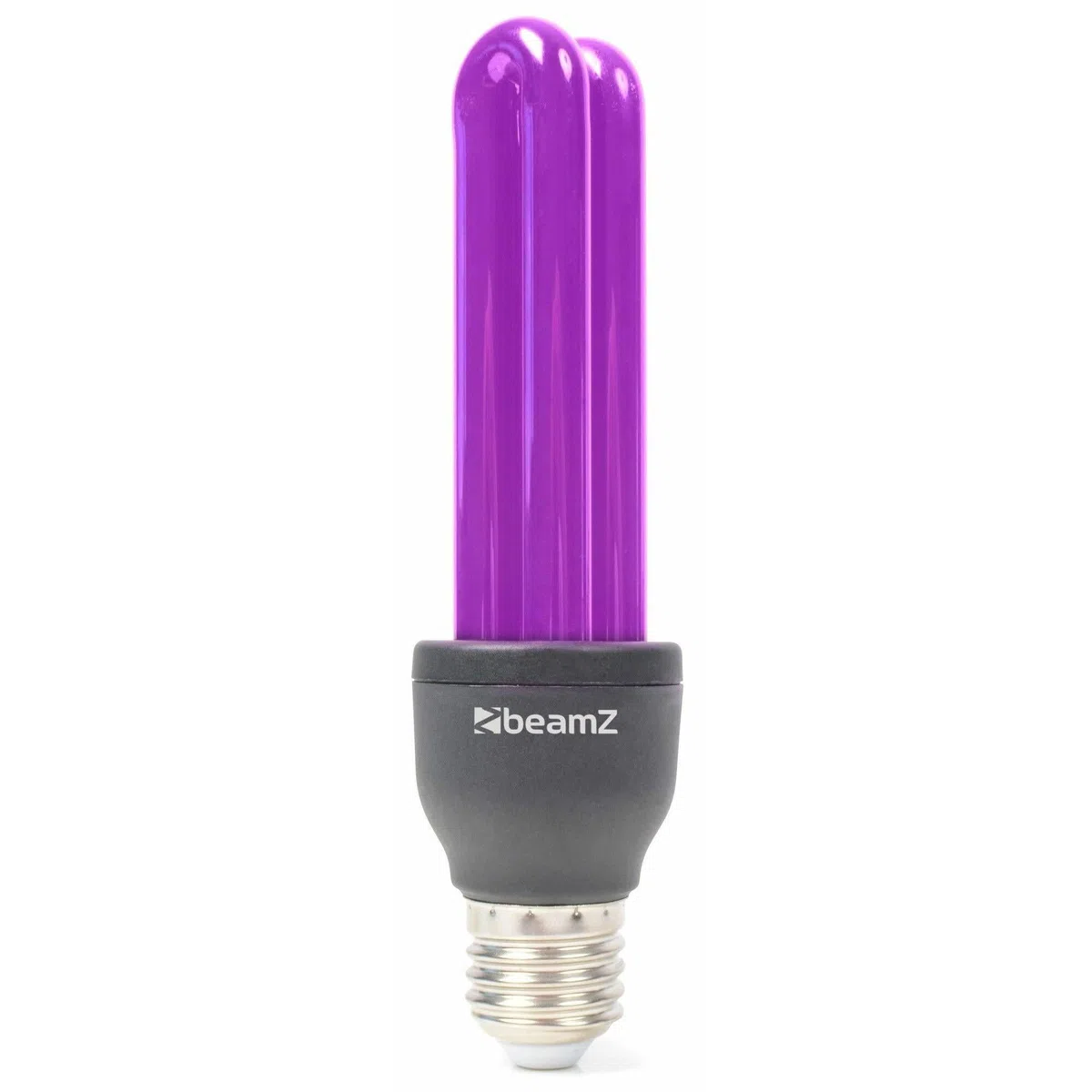 BeamZ BUV27 UV Lámpara de Luz Negra 25 Watt con Casquillo E27, Bombilla UV, Lámpara de Luz Negra, para Halloween y Fiestas de Neón