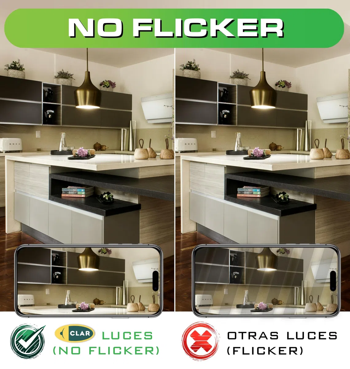 CLAR - Bombillas LED E27 10W 6500K, Luz Fría, Bombilla LED Blanco Frío (Pack 10)
