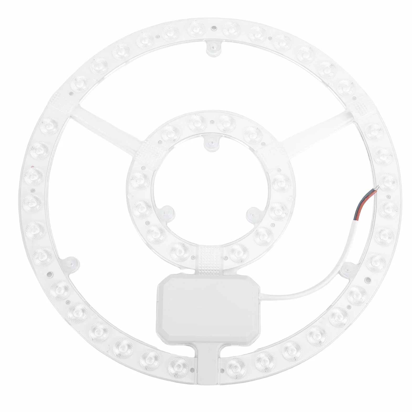 Greensen Luz LED de Techo, Panel Redondo Magnético de Reemplazo de 48W y 10.6 Pulgadas con Luz Difusa 360 y Vida Útil de 50000 Horas, para Luces de Ventilador de Techo Empotradas